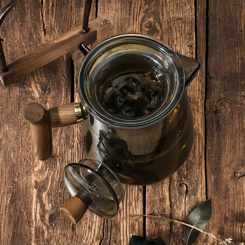 إبريق شاي زجاجي