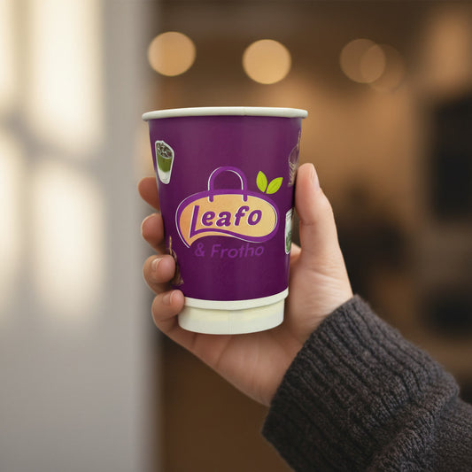 LEAFO & FROTHO أكواب ورقية دبل